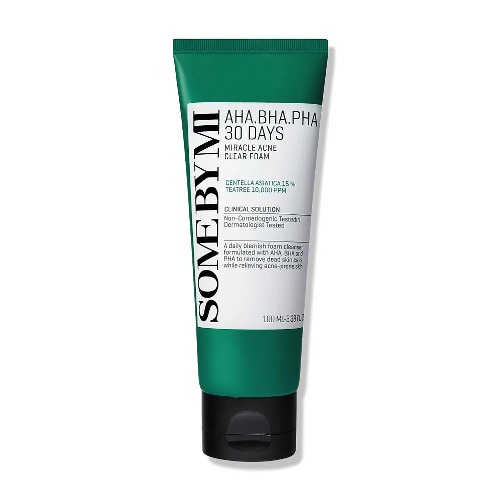 AHA-BHA-PHA 30 Days Miracle Acne Clear Foam – Some by Mi