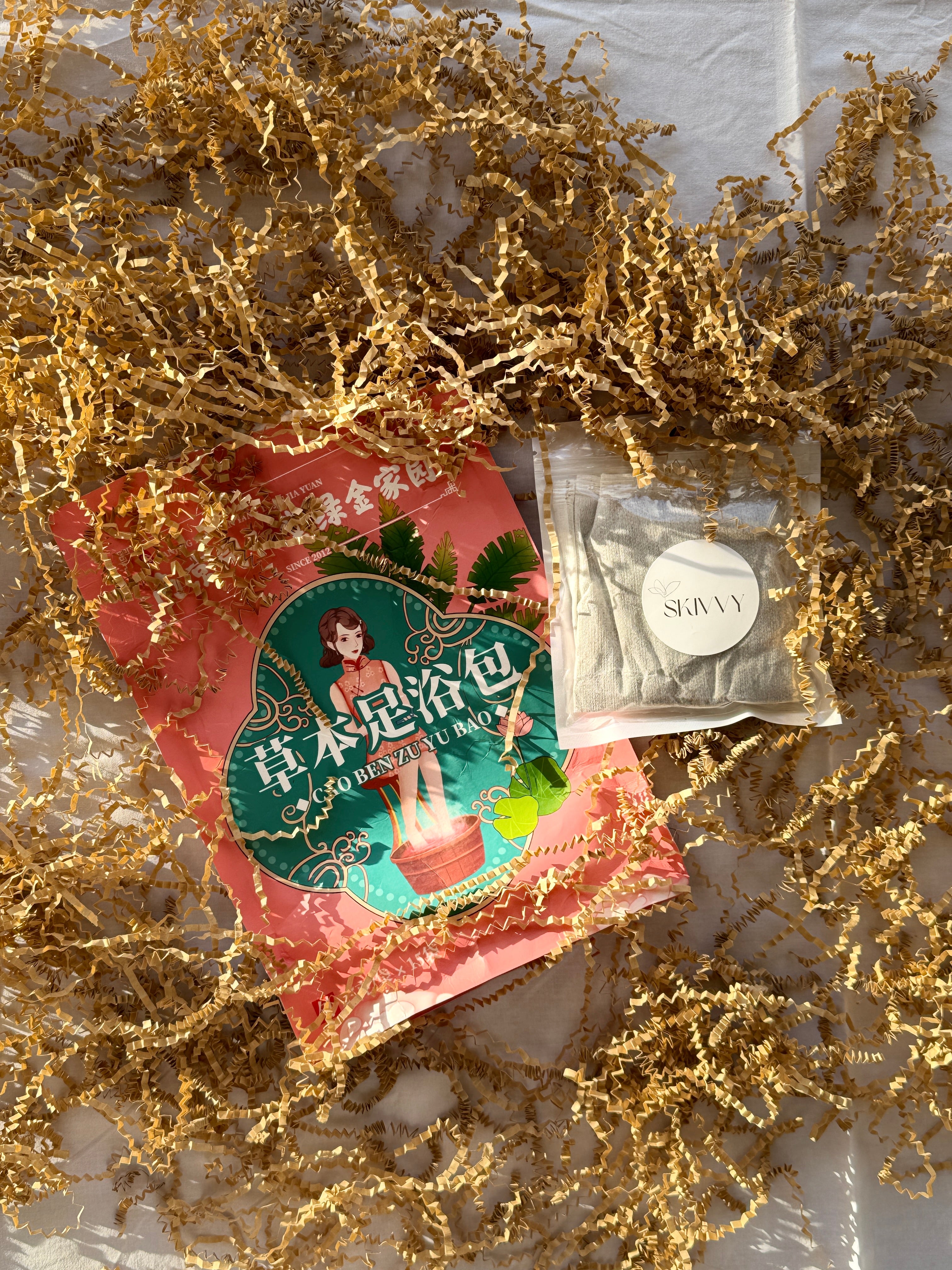 Herbal Foot Bath Bag Ginger Detox