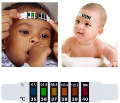 Skivvy Reusable Thermometer Strips – No Batteries, Instant Color Results (35°C–40°C)