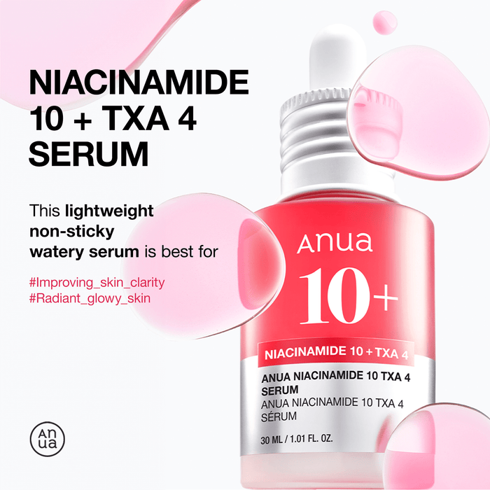 Niacinamide 10% + TXA 4% Serum –Anua