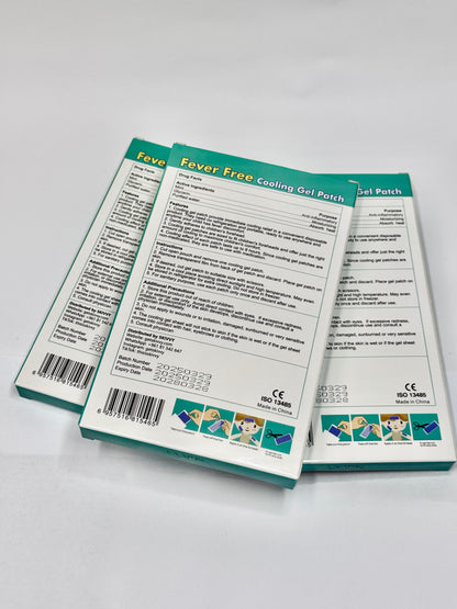 Skivvy Cooling Patch – Instant Fever &amp; Migraine Relief with Color-Changing Technology