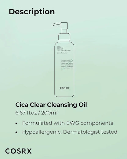 Cosrx Pure Fit Cica Clear Cleansing Oil 200ml