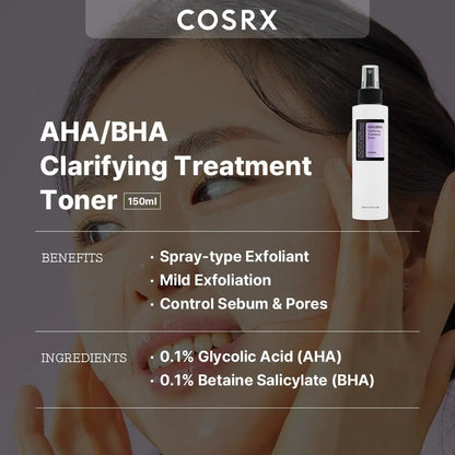 AHA/BHA Clarifying Treatment Toner – COSRX
