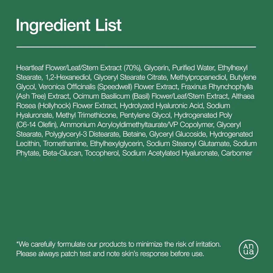 HEARTLEAF 70% DAILY LOTION, 200ml-Anua