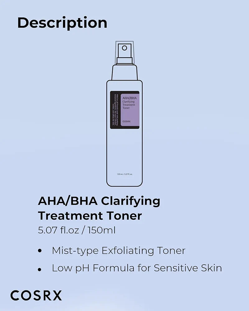 AHA/BHA Clarifying Treatment Toner – COSRX