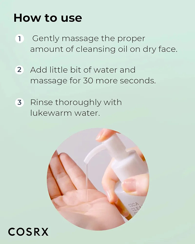 Cosrx Pure Fit Cica Clear Cleansing Oil 200ml