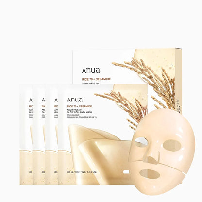 Rice 70 Glow Collagen Mask –Anua